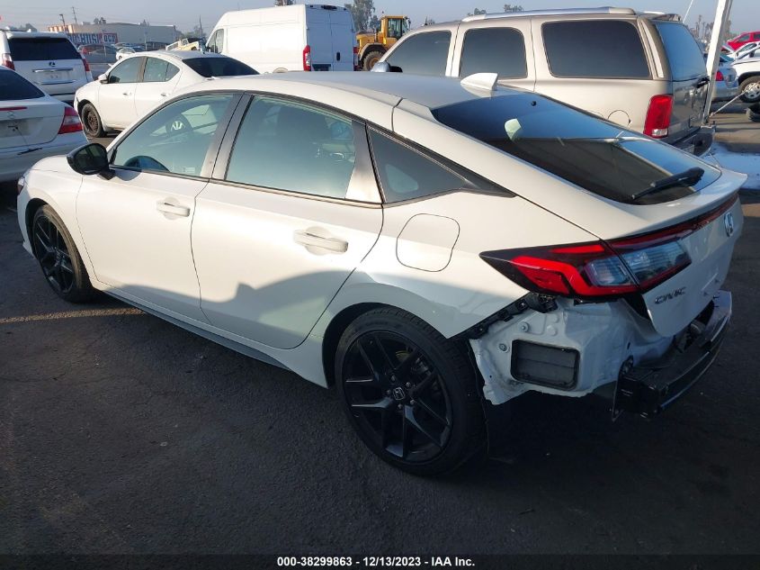 2022 HONDA CIVIC SPORT - 19XFL2H82NE016349
