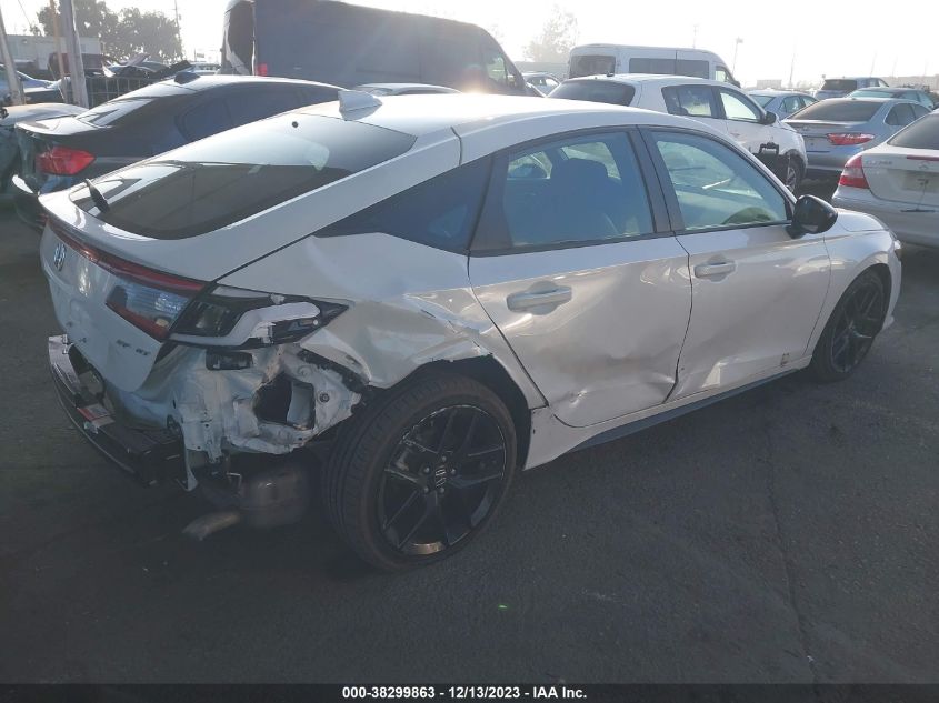 2022 HONDA CIVIC SPORT - 19XFL2H82NE016349