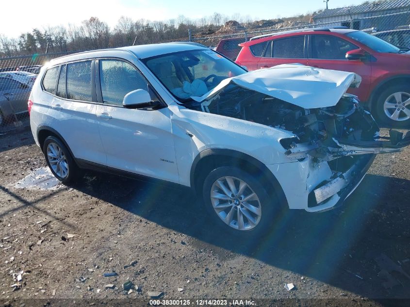 2016 BMW X3 XDRIVE28I - 5UXWX9C54G0D90386