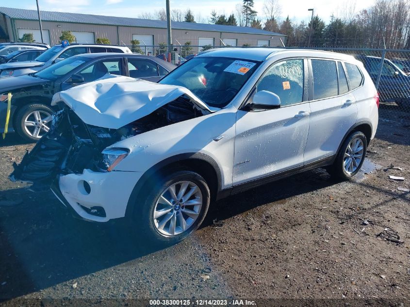 2016 BMW X3 XDRIVE28I - 5UXWX9C54G0D90386