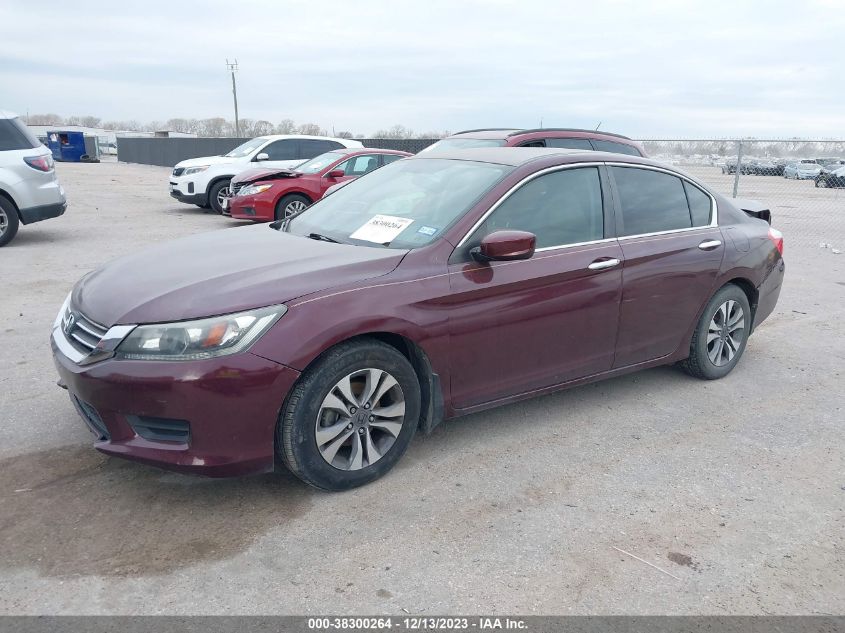 2013 HONDA ACCORD LX - 1HGCR2F37DA238428
