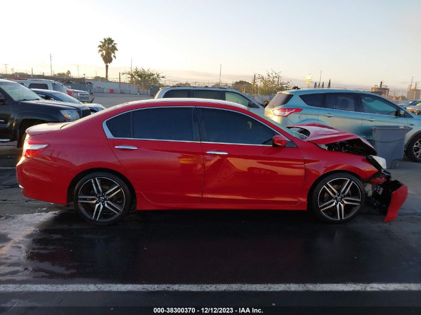 2016 HONDA ACCORD SPORT - 1HGCR2F52GA227956