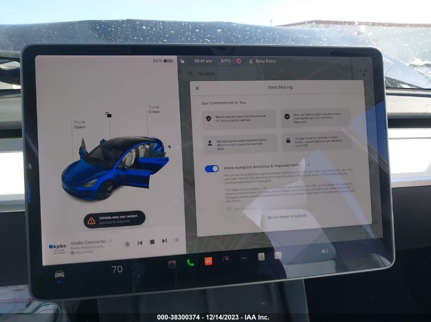 2021 TESLA MODEL 3 LONG RANGE DUAL MOTOR ALL-WHEEL DRIVE - 5YJ3E1EB1MF873519