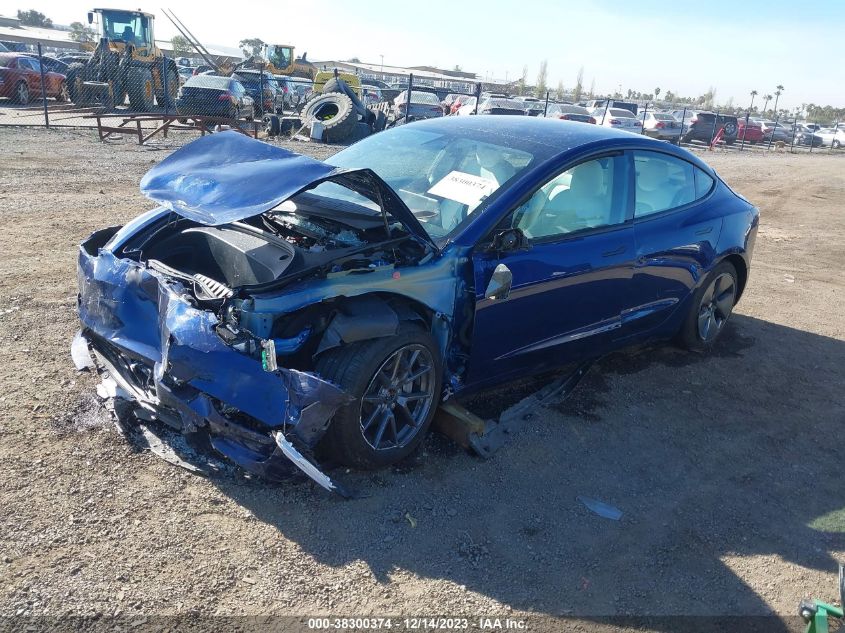 2021 TESLA MODEL 3 LONG RANGE DUAL MOTOR ALL-WHEEL DRIVE - 5YJ3E1EB1MF873519