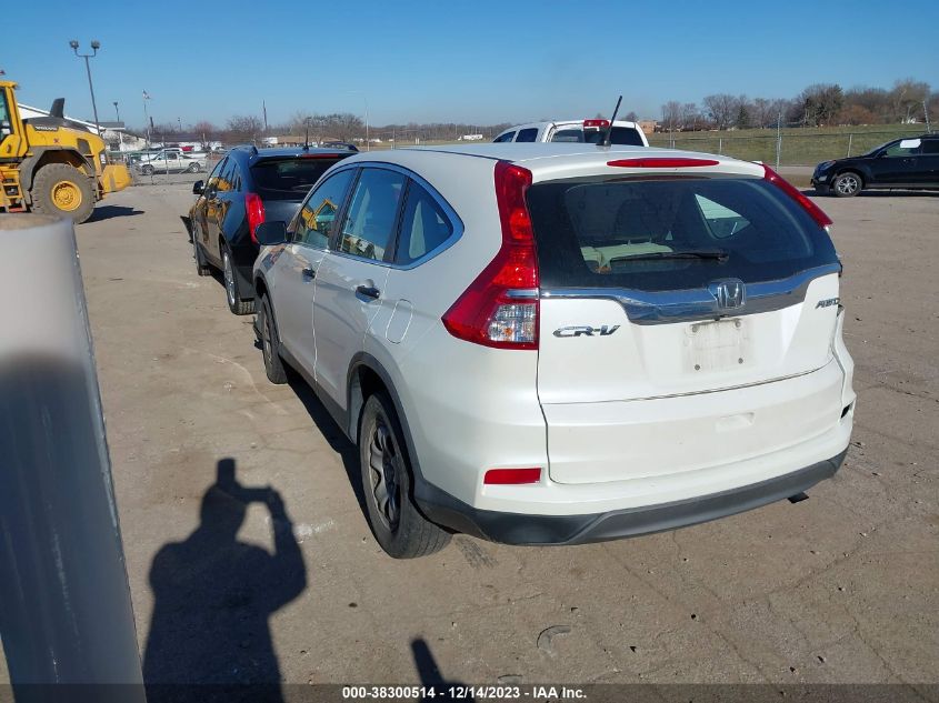 2015 HONDA CR-V LX - 5J6RM4H35FL089535