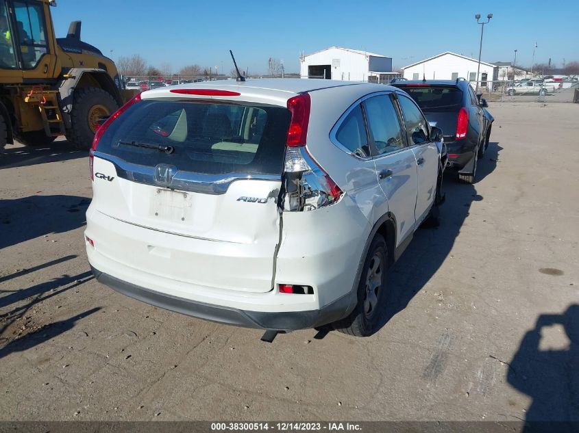 2015 HONDA CR-V LX - 5J6RM4H35FL089535