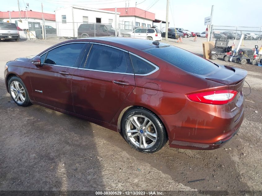 2015 FORD FUSION HYBRID TITANIUM - 3FA6P0RU2FR256036