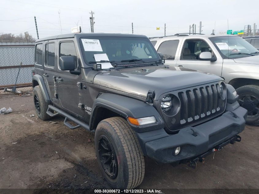 Lot #2534662438 2020 JEEP WRANGLER UNLIMITED SPORT S 4X4 salvage car