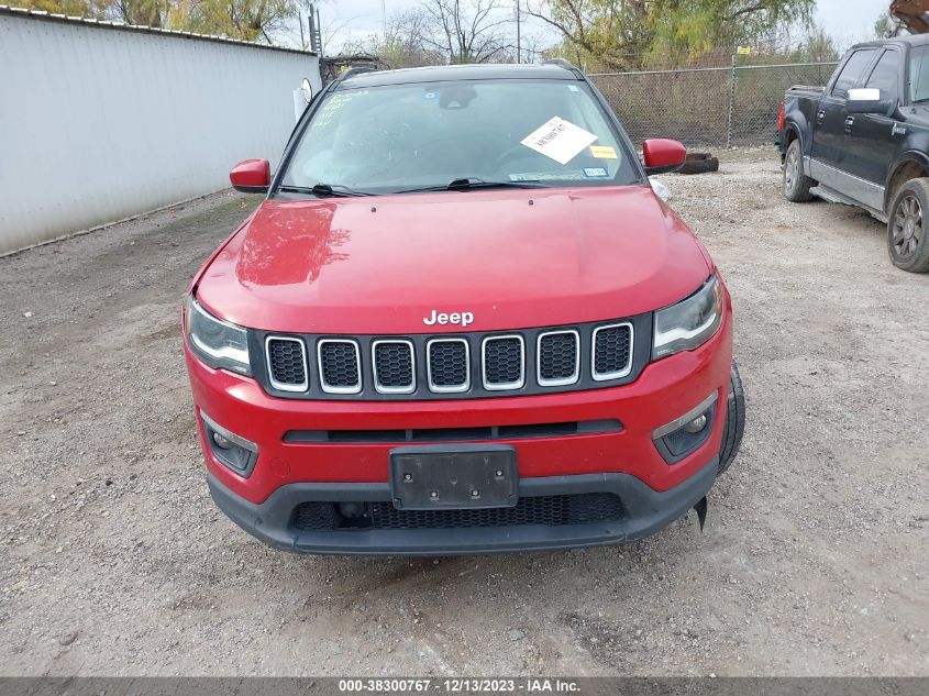 VIN 3C4NJCBB1JT134121 2018 JEEP COMPASS LATITUDE