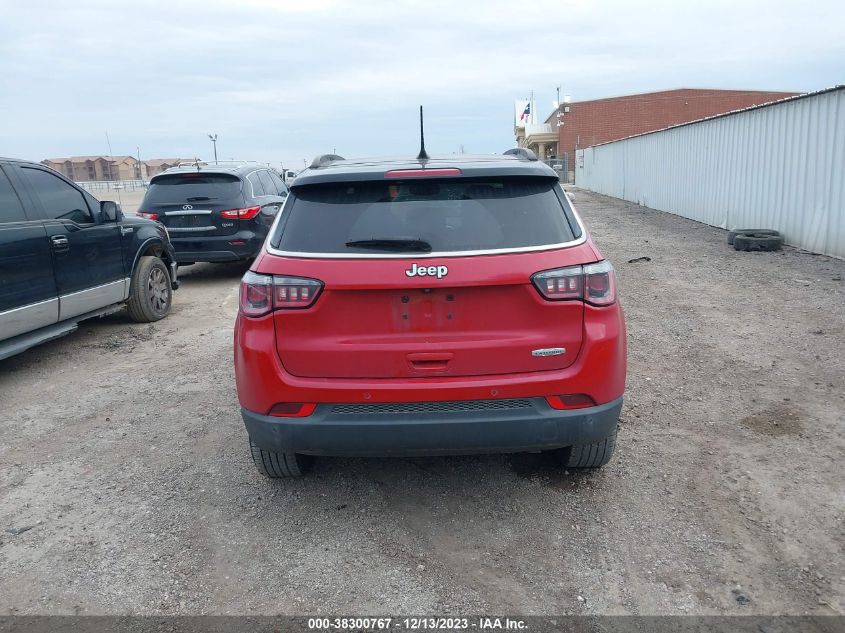 VIN 3C4NJCBB1JT134121 2018 JEEP COMPASS LATITUDE
