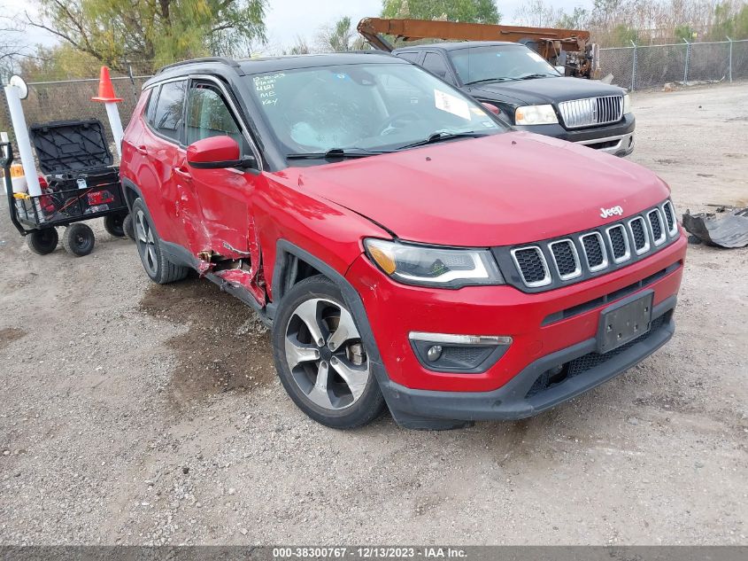 VIN 3C4NJCBB1JT134121 2018 JEEP COMPASS LATITUDE