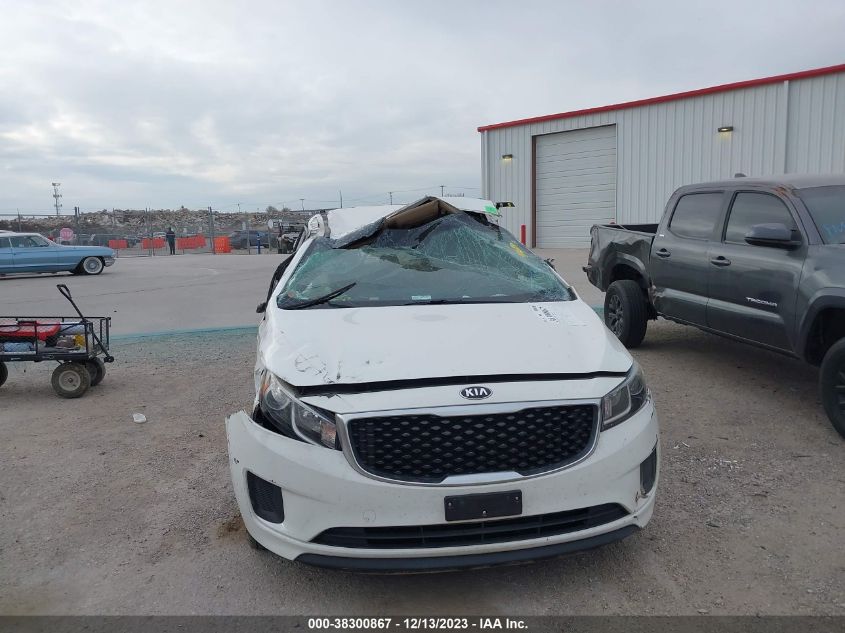 2016 KIA SEDONA LX - KNDMB5C16G6087309