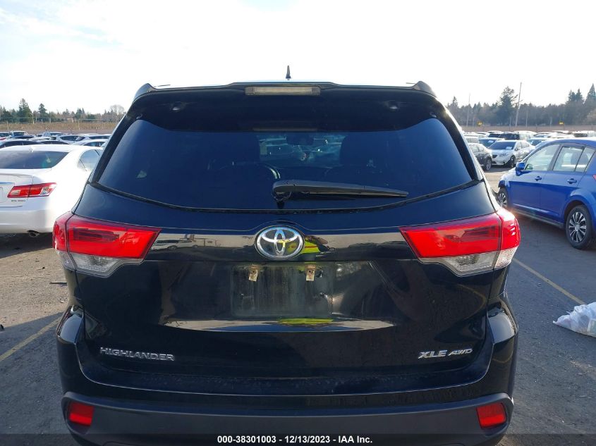 2018 TOYOTA HIGHLANDER XLE - 5TDJZRFH4JS895048