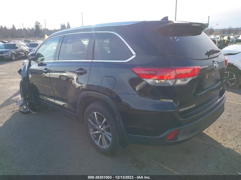 2018 TOYOTA HIGHLANDER XLE - 5TDJZRFH4JS895048