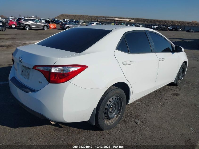 2015 TOYOTA COROLLA LE - 5YFBURHE4FP233251