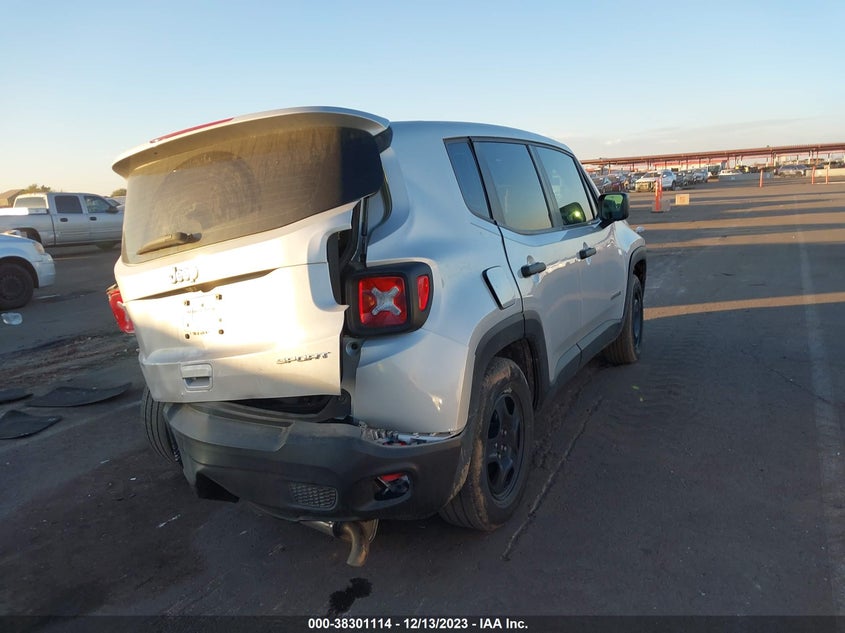 VIN ZACNJAAB4LPM05430 2020 JEEP RENEGADE SPORT