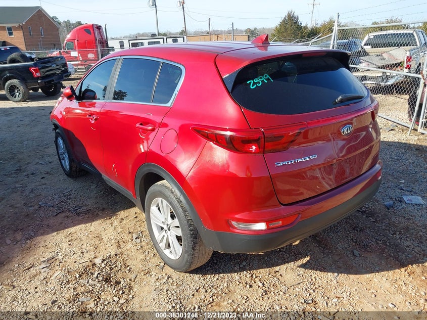VIN KNDPM3AC7K7553039 2019 KIA SPORTAGE LX