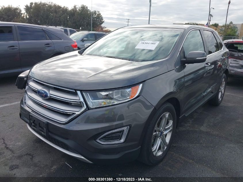 2FMTK3K91FBB74036 2015 FORD EDGE, photo no. 2