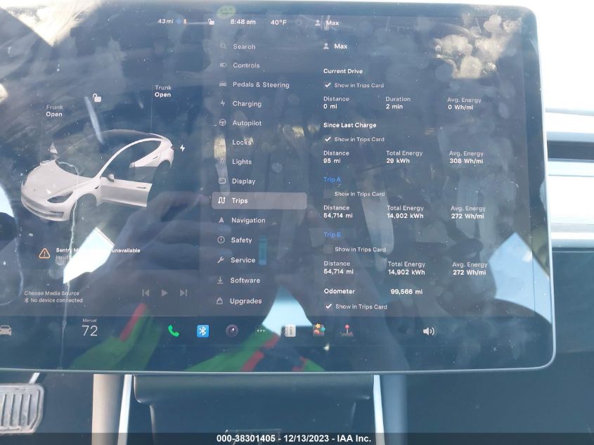 2019 TESLA MODEL 3 - 5YJ3E1EA9KF327202