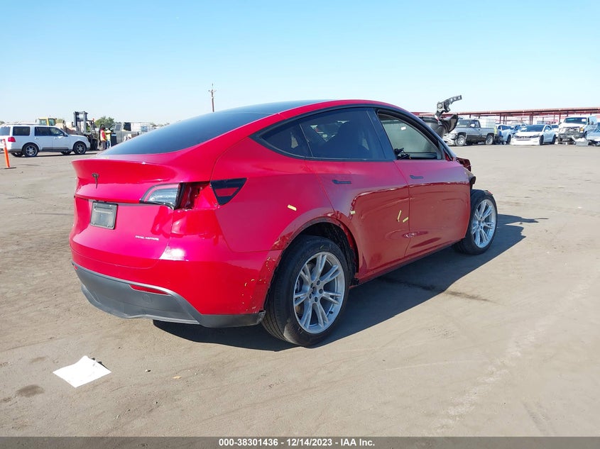 VIN 7SAYGAEE5PF582507 2023 TESLA MODEL Y AWD/LONG RANGE DUAL MOTOR ALL-WHEEL DRIVE