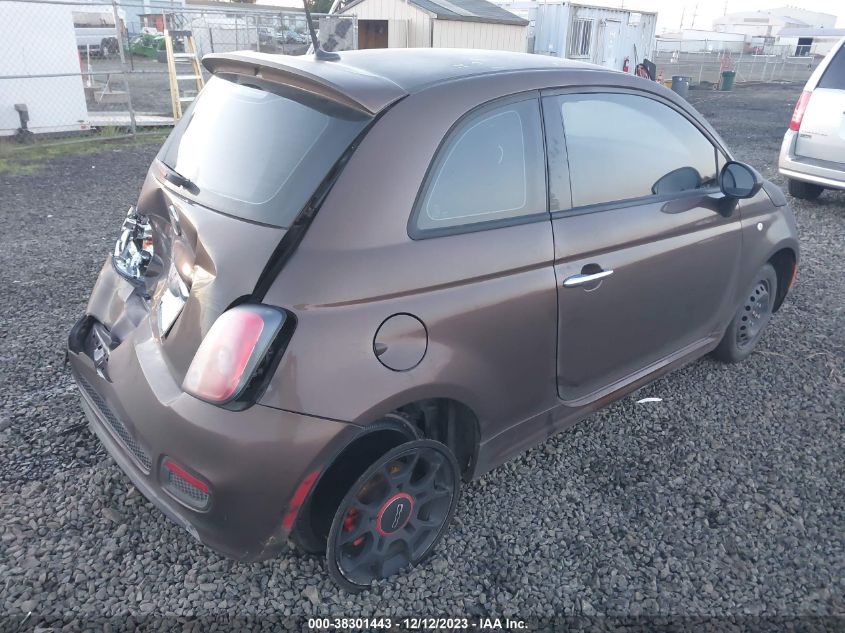 2015 FIAT 500 SPORT - 3C3CFFBR4FT709587