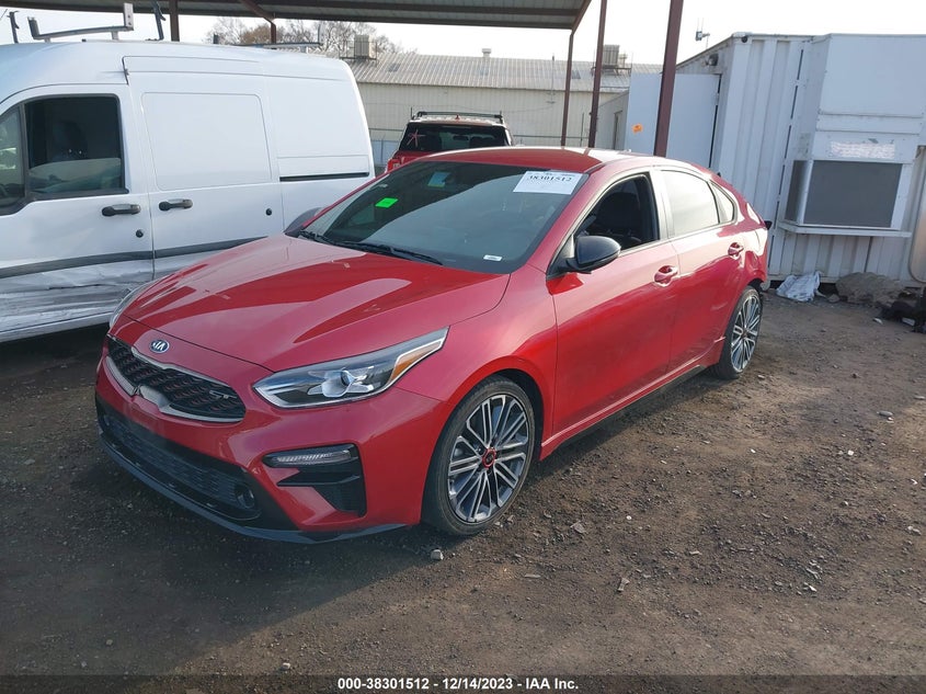VIN 3KPF44AC8ME375629 2021 KIA FORTE GT