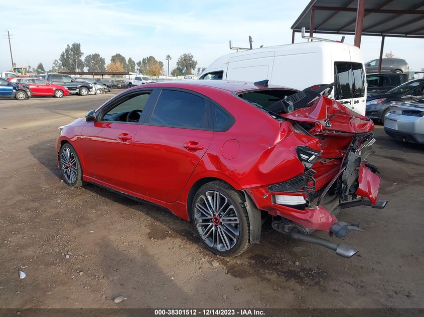 VIN 3KPF44AC8ME375629 2021 KIA FORTE GT
