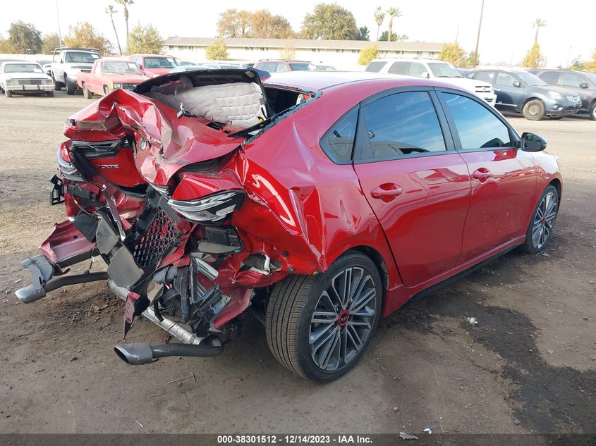 VIN 3KPF44AC8ME375629 2021 KIA FORTE GT