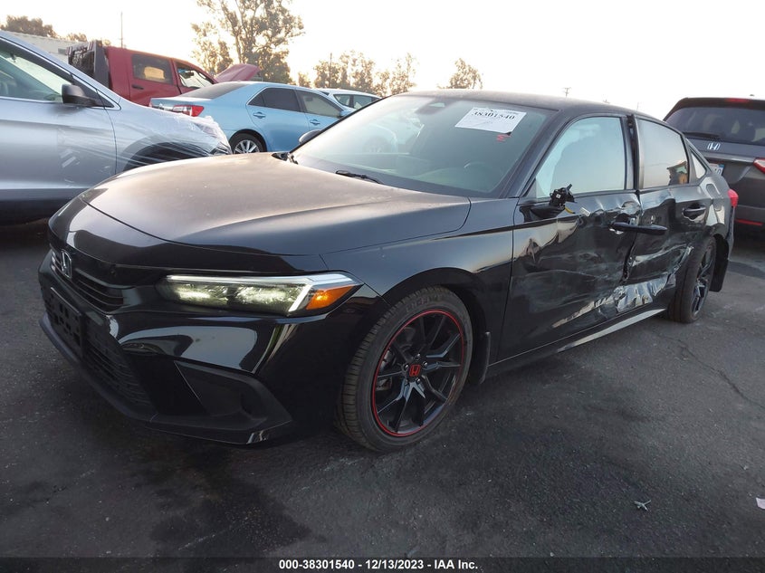 VIN 2HGFE2F57NH580233 2022 HONDA CIVIC SPORT