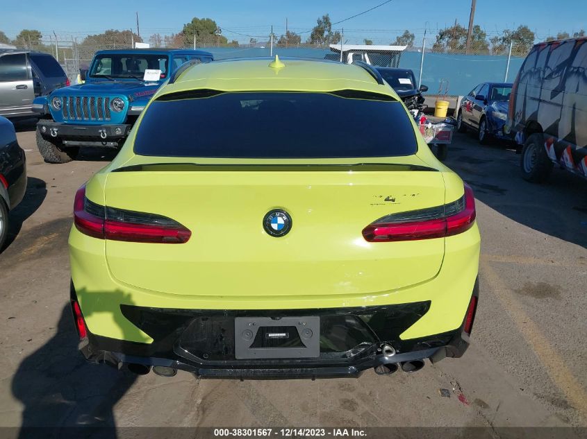 2023 BMW X4 M 5YM23EC05P9T15821