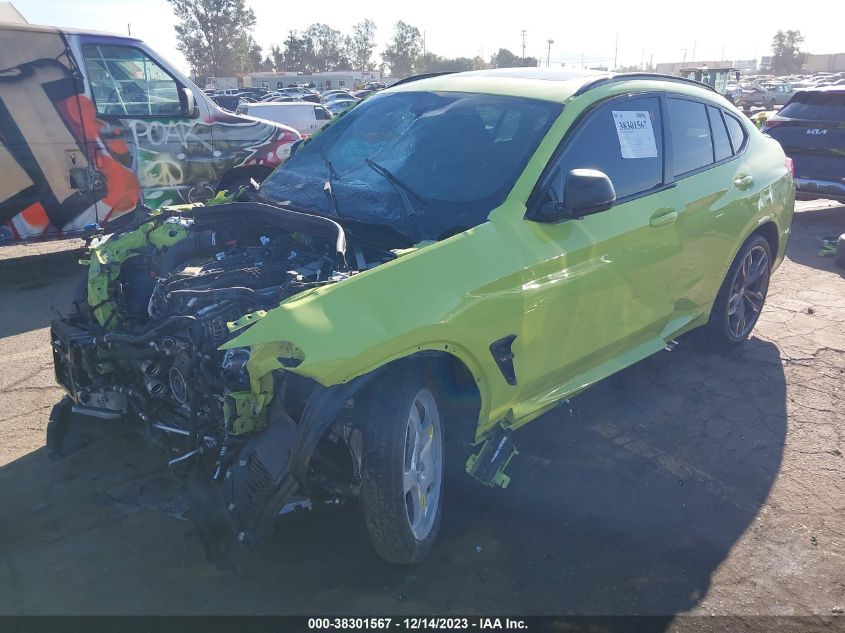 2023 BMW X4 M 5YM23EC05P9T15821