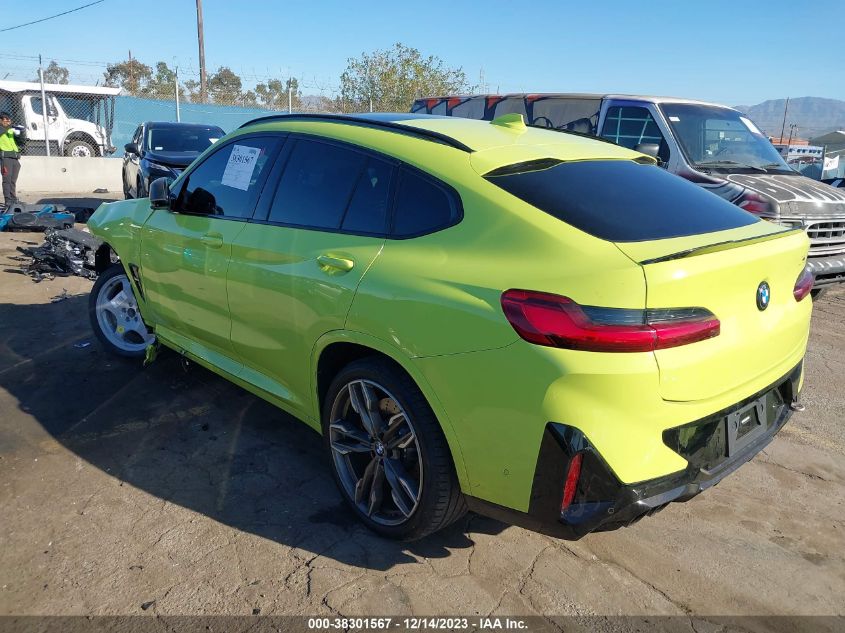 2023 BMW X4 M 5YM23EC05P9T15821