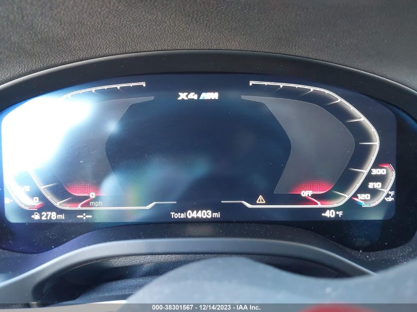 2023 BMW X4 M 5YM23EC05P9T15821