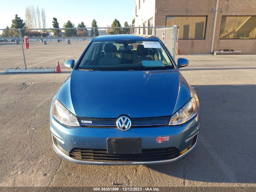 2016 VOLKSWAGEN E-GOLF SE - WVWKP7AU9GW915340