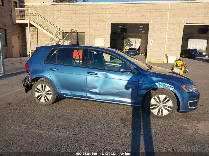 2016 VOLKSWAGEN E-GOLF SE - WVWKP7AU9GW915340