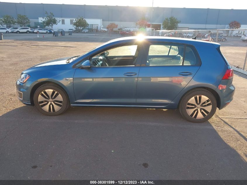 2016 VOLKSWAGEN E-GOLF SE - WVWKP7AU9GW915340