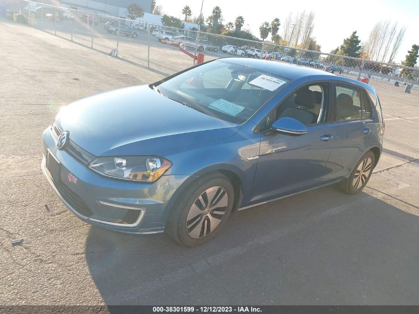 2016 VOLKSWAGEN E-GOLF SE - WVWKP7AU9GW915340