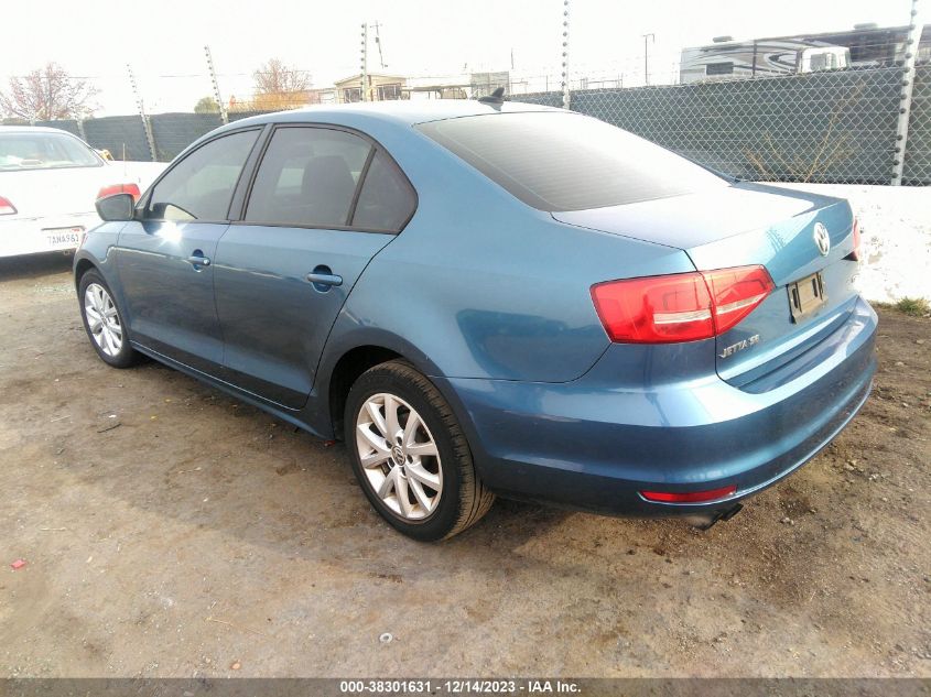 2015 VOLKSWAGEN JETTA 1.8T SE - 3VWD17AJ6FM234662
