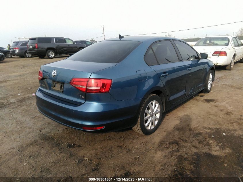2015 VOLKSWAGEN JETTA 1.8T SE - 3VWD17AJ6FM234662