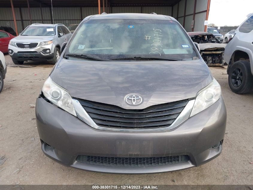 2013 TOYOTA SIENNA LE V6 8 PASSENGER - 5TDKK3DC8DS305824