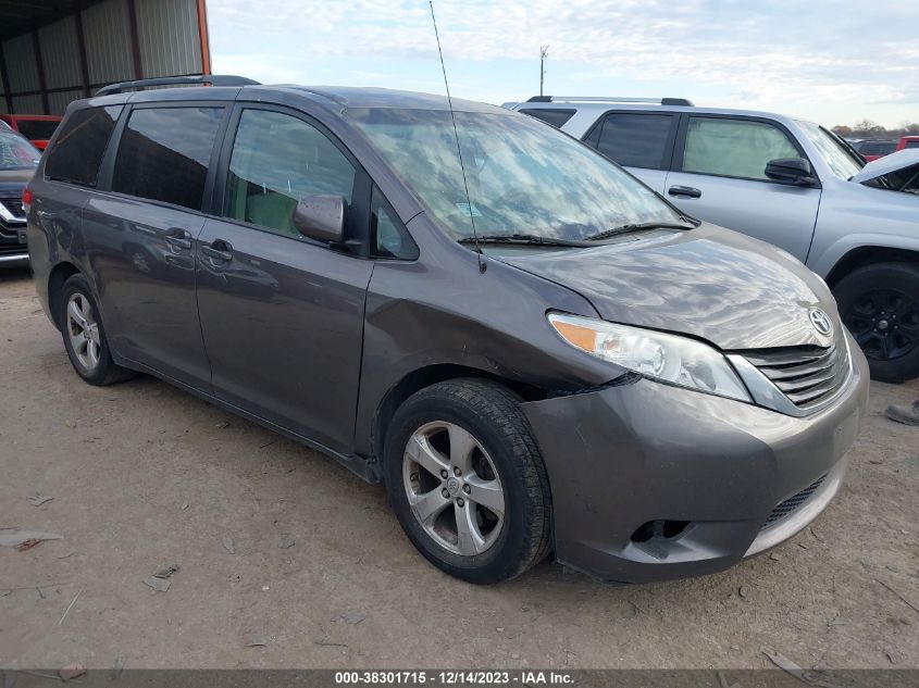 2013 TOYOTA SIENNA LE V6 8 PASSENGER - 5TDKK3DC8DS305824