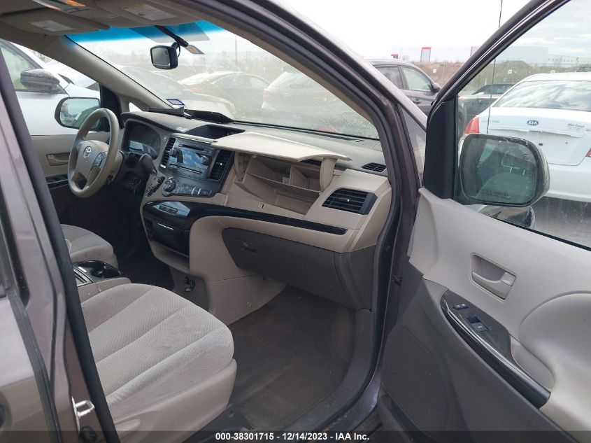 2013 TOYOTA SIENNA LE V6 8 PASSENGER - 5TDKK3DC8DS305824