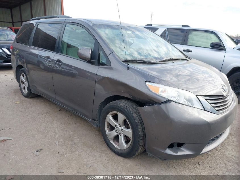 2013 TOYOTA SIENNA LE V6 8 PASSENGER - 5TDKK3DC8DS305824