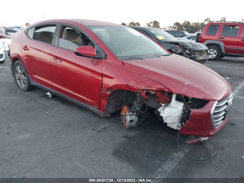 2018 HYUNDAI ELANTRA SEL/VALUE/LIMITED - 5NPD84LF5JH306360