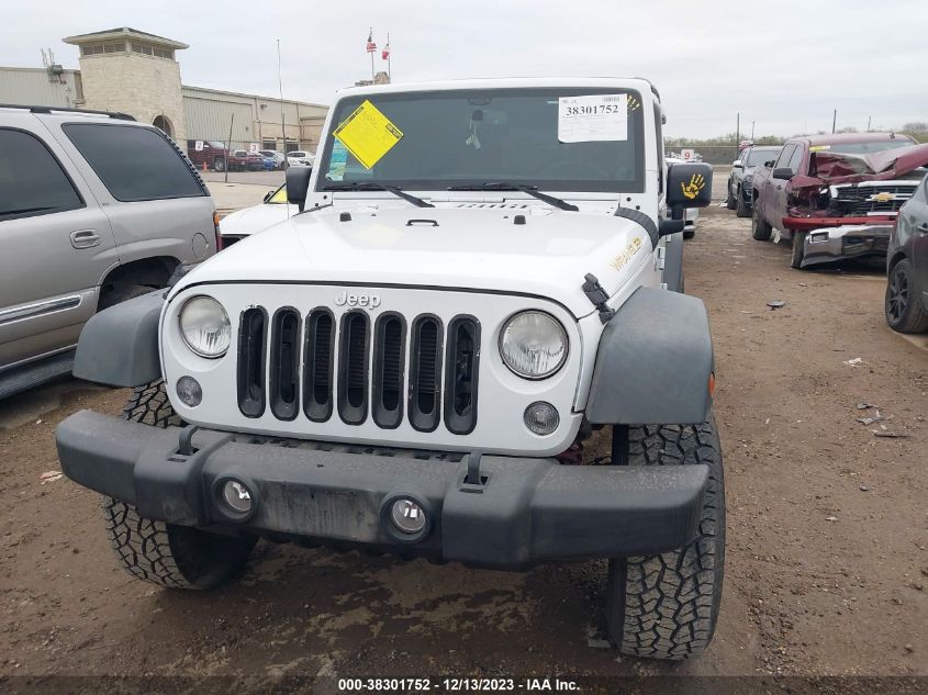 2014 JEEP WRANGLER UNLIMITED SPORT - 1C4BJWDG9EL218802