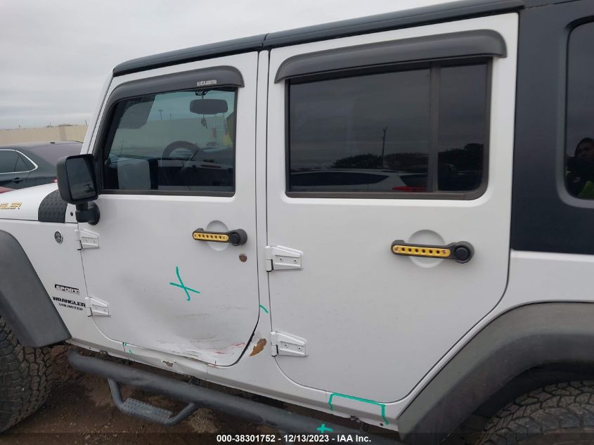 2014 JEEP WRANGLER UNLIMITED SPORT - 1C4BJWDG9EL218802