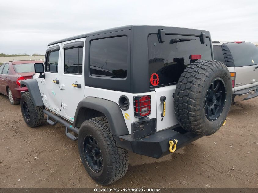 2014 JEEP WRANGLER UNLIMITED SPORT - 1C4BJWDG9EL218802