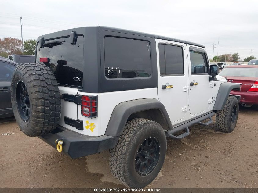 2014 JEEP WRANGLER UNLIMITED SPORT - 1C4BJWDG9EL218802