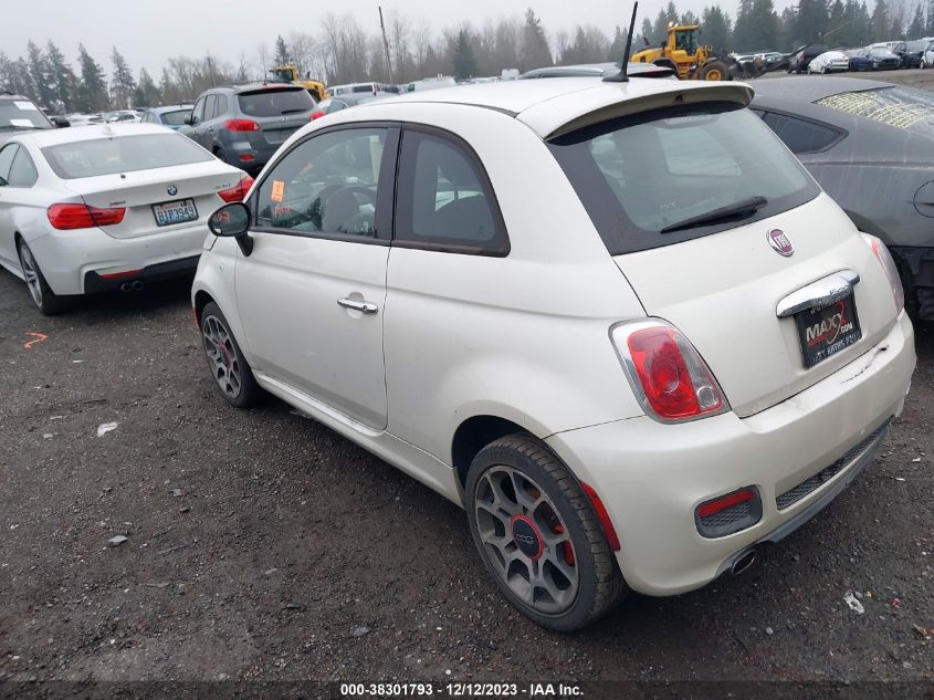 2013 FIAT 500 SPORT - 3C3CFFBR8DT754870