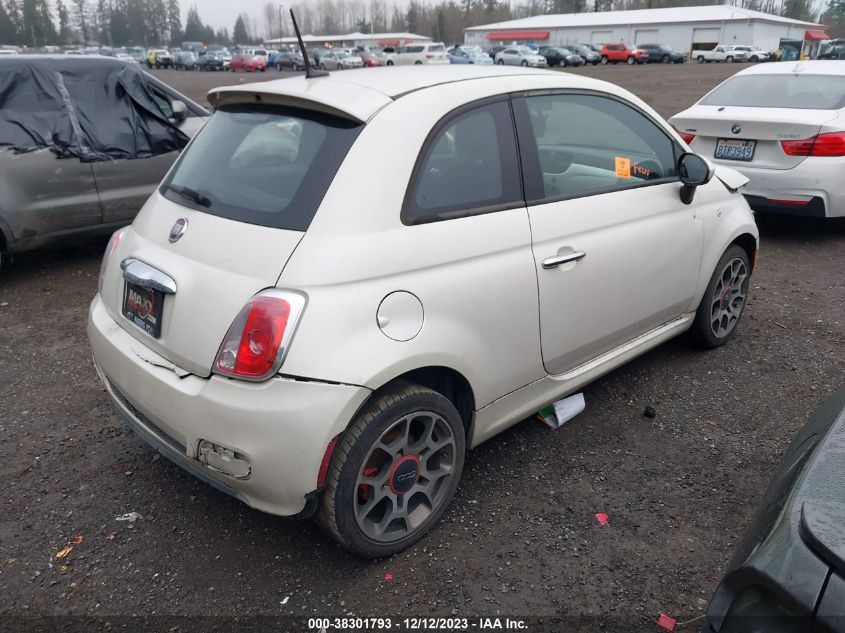 2013 FIAT 500 SPORT - 3C3CFFBR8DT754870